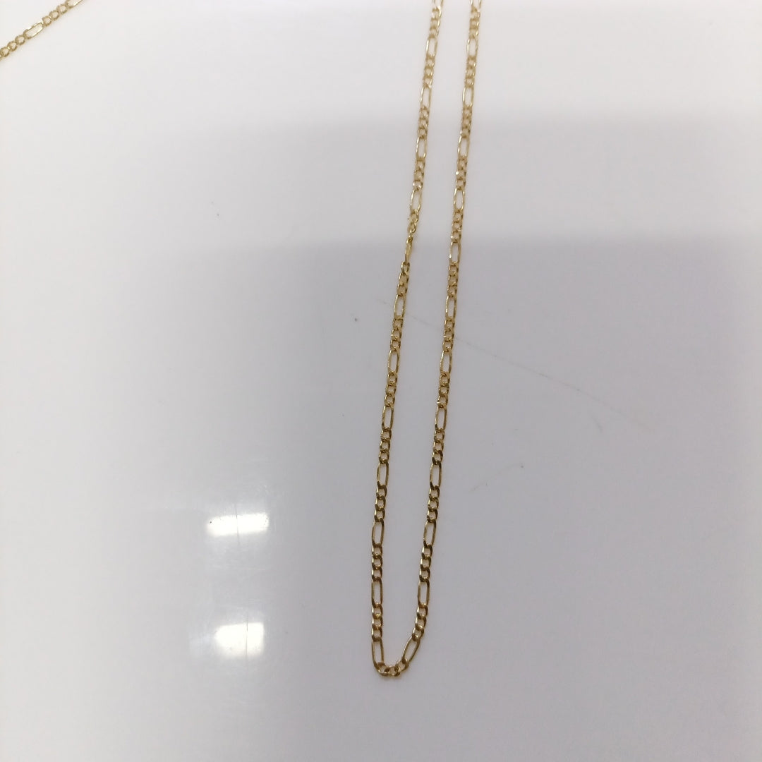 CADENAS TEJIDO 3X1 ORO 14K 55 CM 2.4 GR (NUEVO)