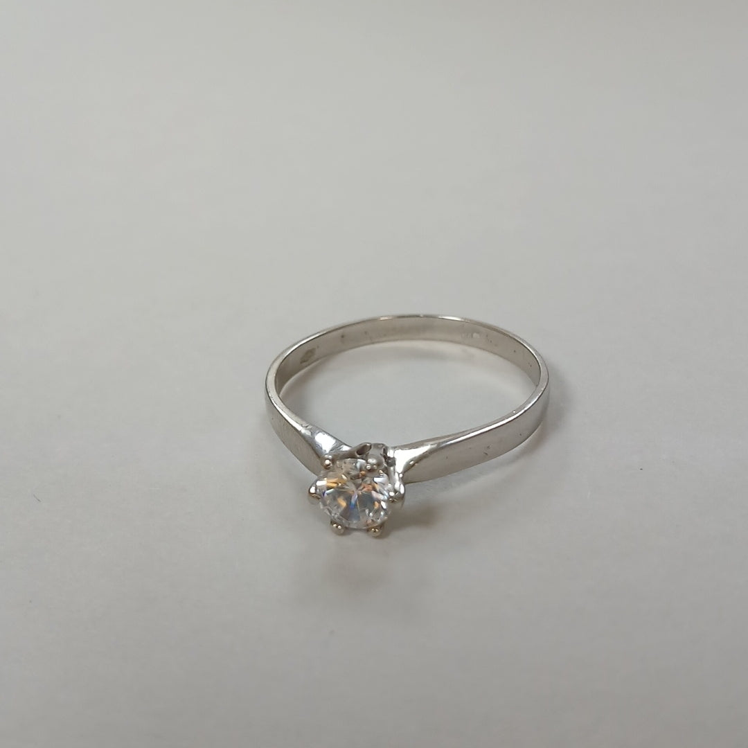 SOLITARIO ORO BLANCO 14 K 1,90 GRMS (SEMINUEVO)