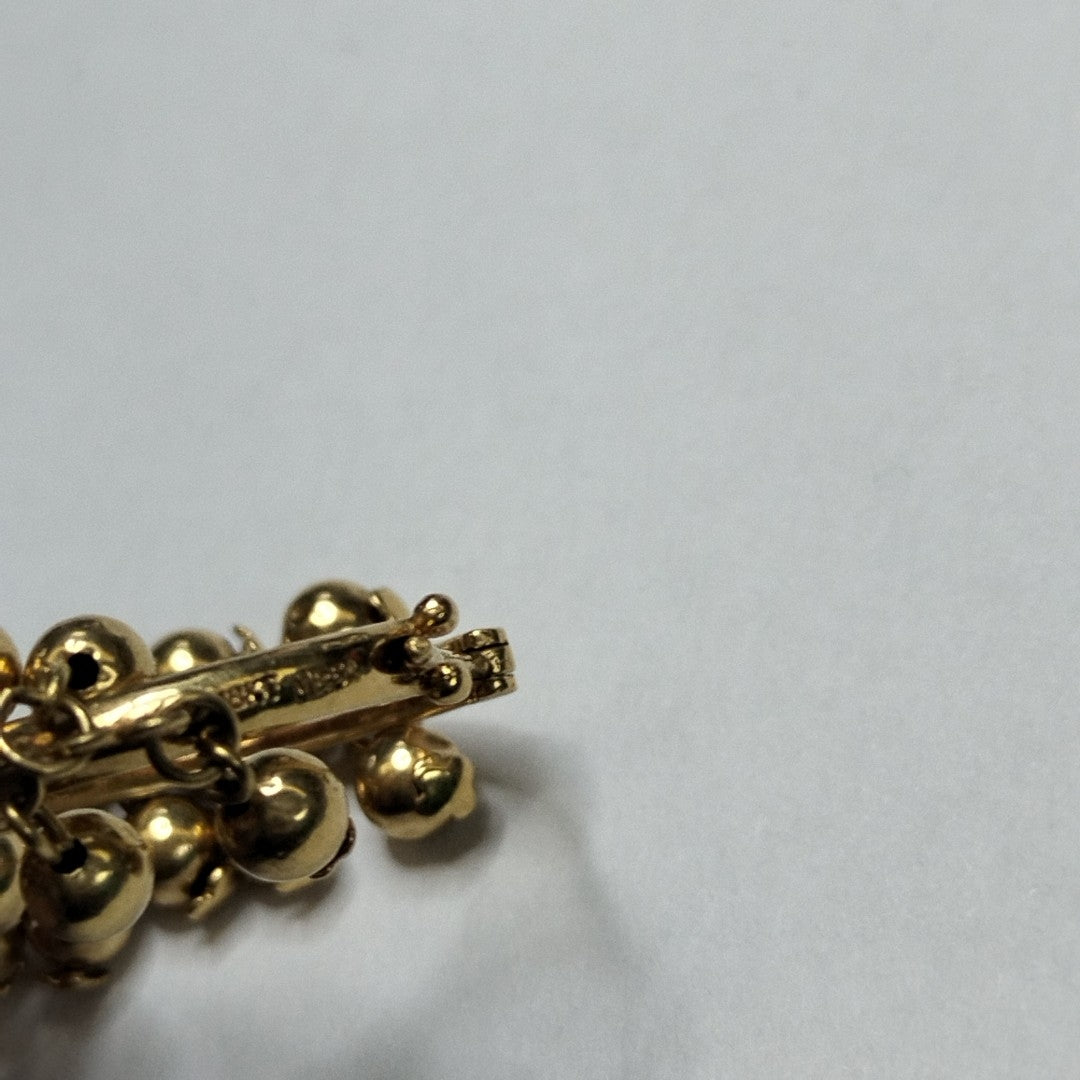 ARRACADAS PAR ORO 18 K 10 GRMS (SEMINUEVO)