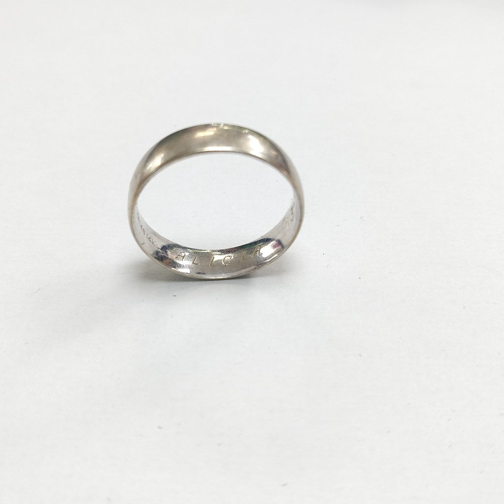 ARGOLLA ORO BLANCO 14 K 2.8 GRMS (SEMINUEVO)