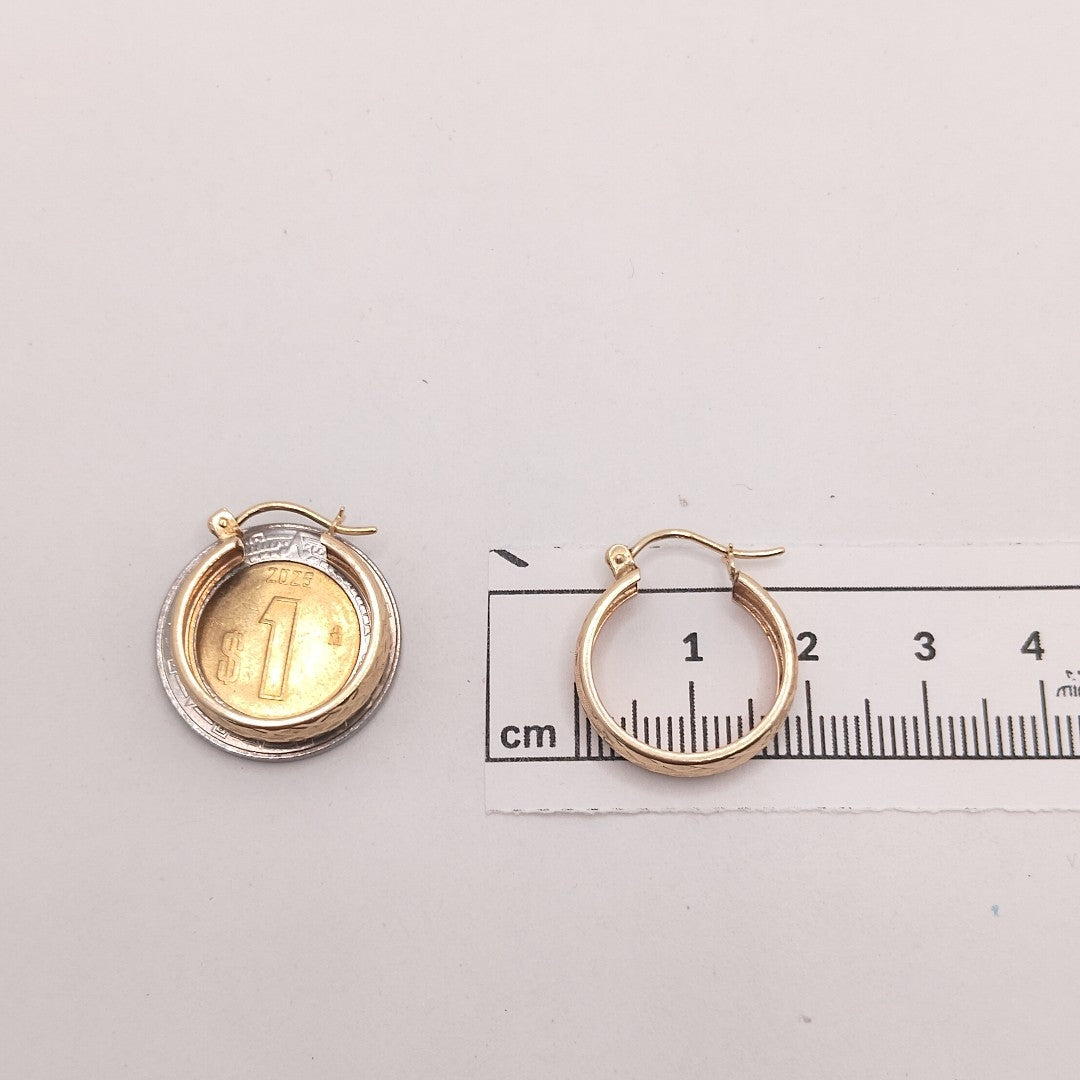 ARRACADAS PAR ORO 8 K 2,50 GRMS (SEMINUEVO)