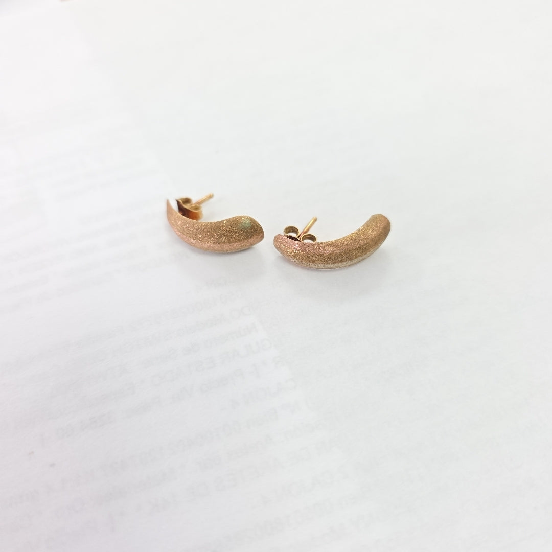 ARETES PAR ORO 14 K 1.4 GRMS (SEMINUEVO)