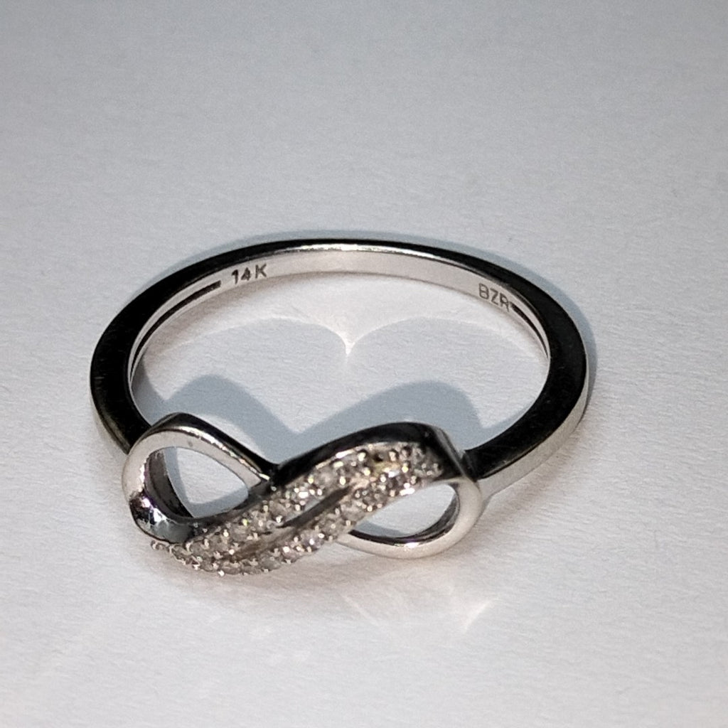 ANILLITO ORO BLANCO 14 K 2 GRMS (SEMINUEVO)