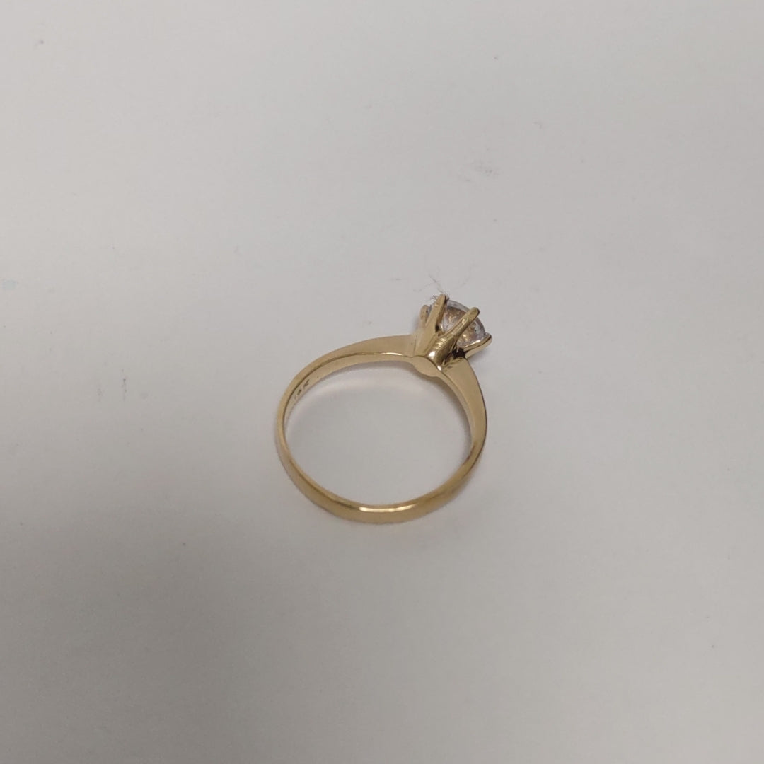 SOLITARIO ORO 14 K 3.2 GRMS (SEMINUEVO)