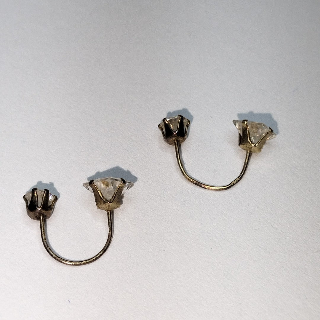 ARETES PAR ORO 10 K 1 GRMS (SEMINUEVO)