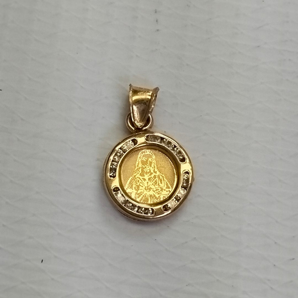 MEDALLA RELIGIOSA ORO 10 K 0.9 GRMS (SEMINUEVO)