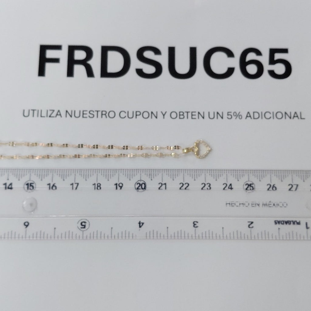 CADENA, DIJE ORO 10 K 1.2 GRMS (SEMINUEVO)