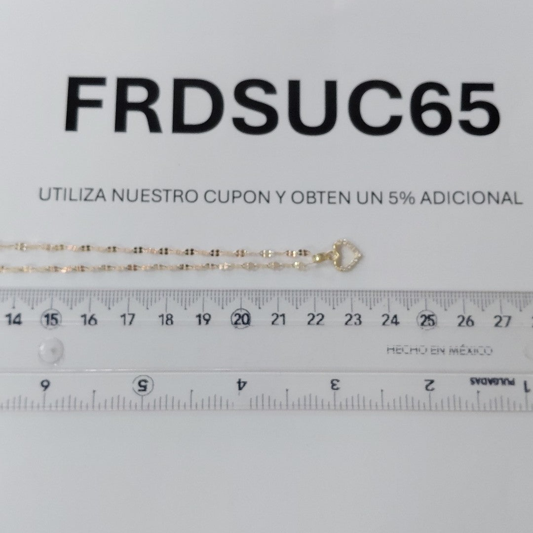 CADENA, DIJE ORO 10 K 1.2 GRMS (SEMINUEVO)