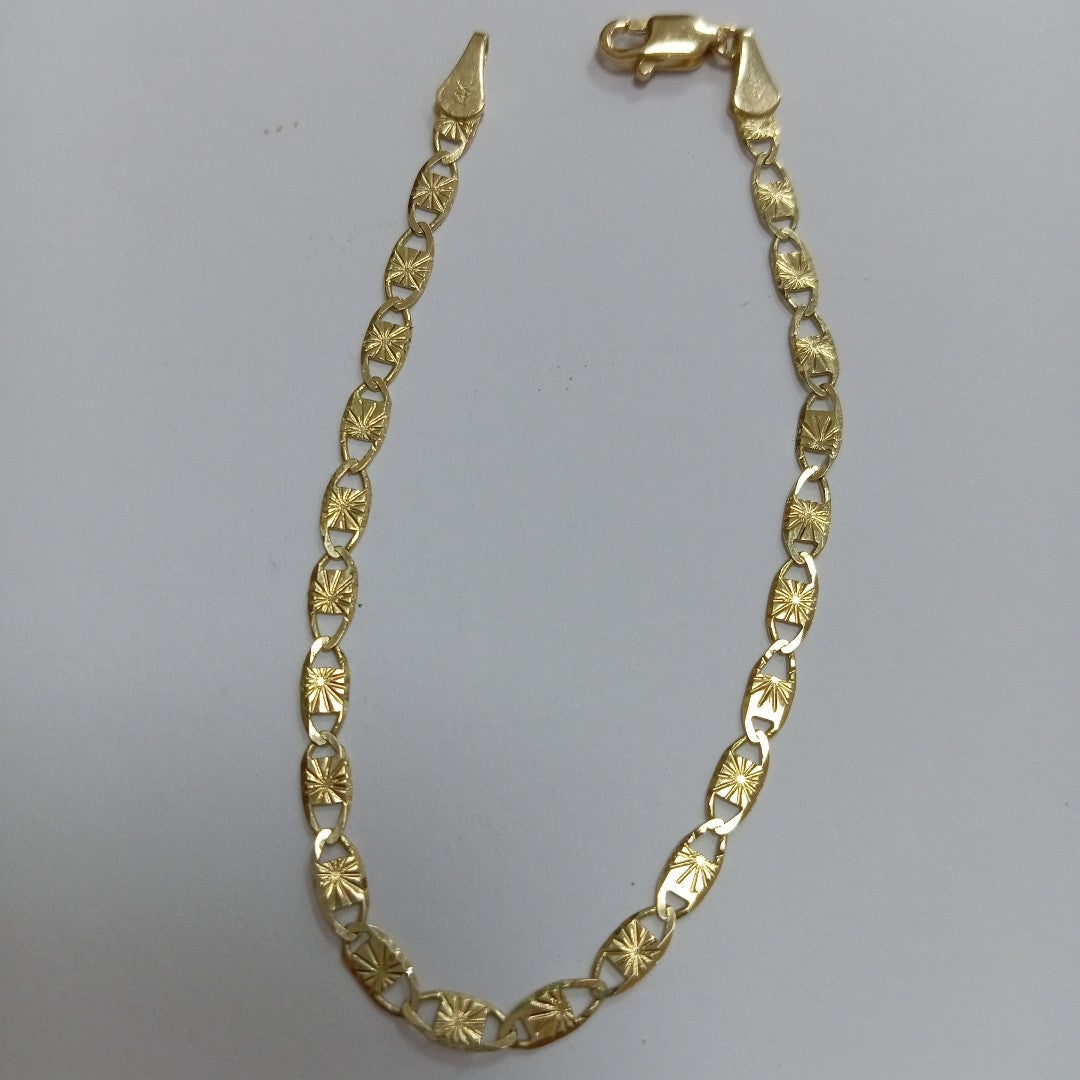 PULSERAS GUCHI ORO 14K 18 CM 2.9 GR (NUEVO)