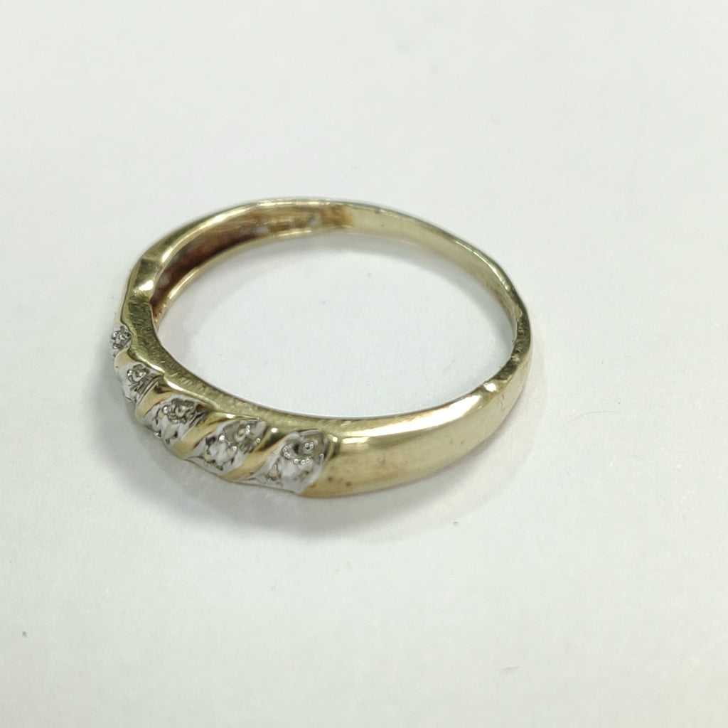 ANILLO ORO,ORO COMBINADO 10 K 1,40 GRMS (SEMINUEVO)