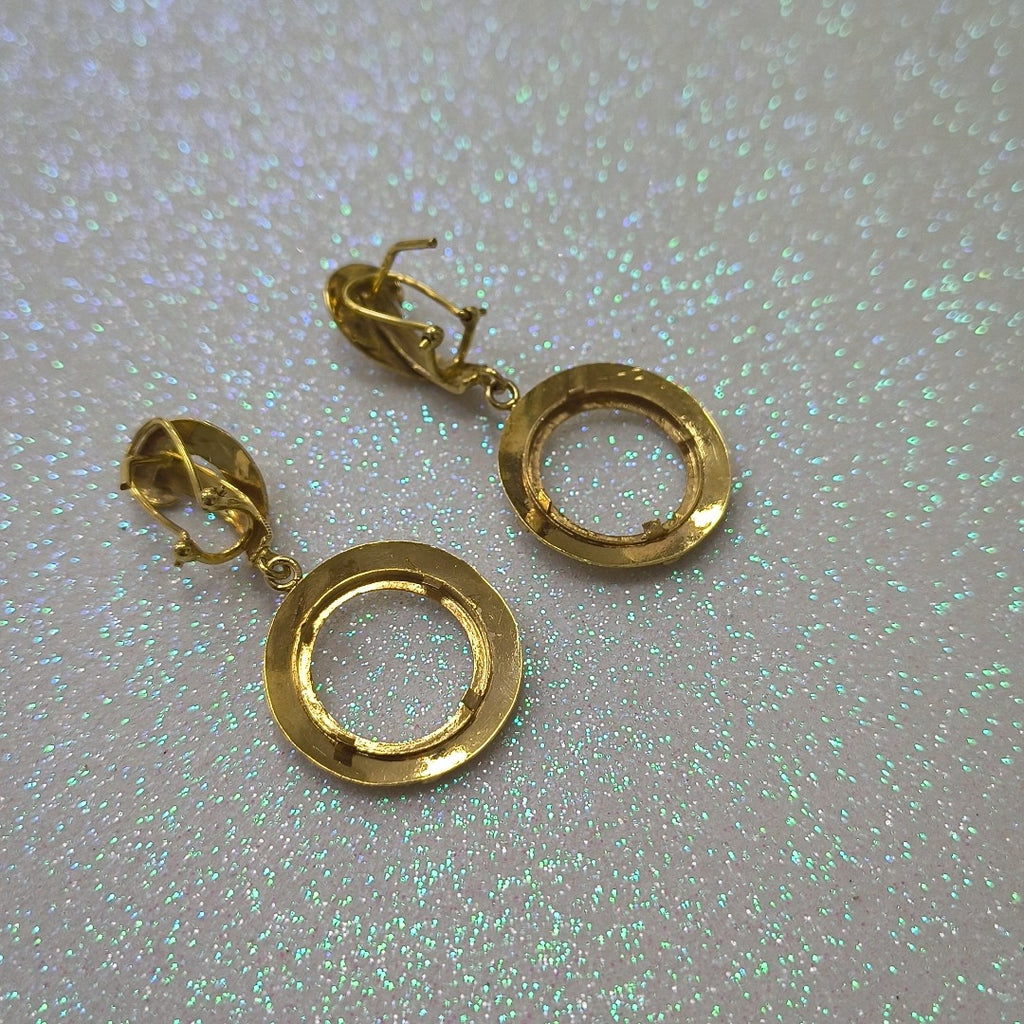 ARETES PAR ORO 14 K 5,80 GRMS (SEMINUEVO)