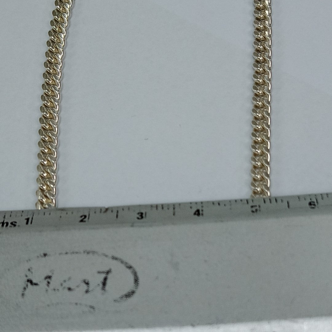 CADENA, DIJE PLATA 35 GRMS (SEMINUEVO)