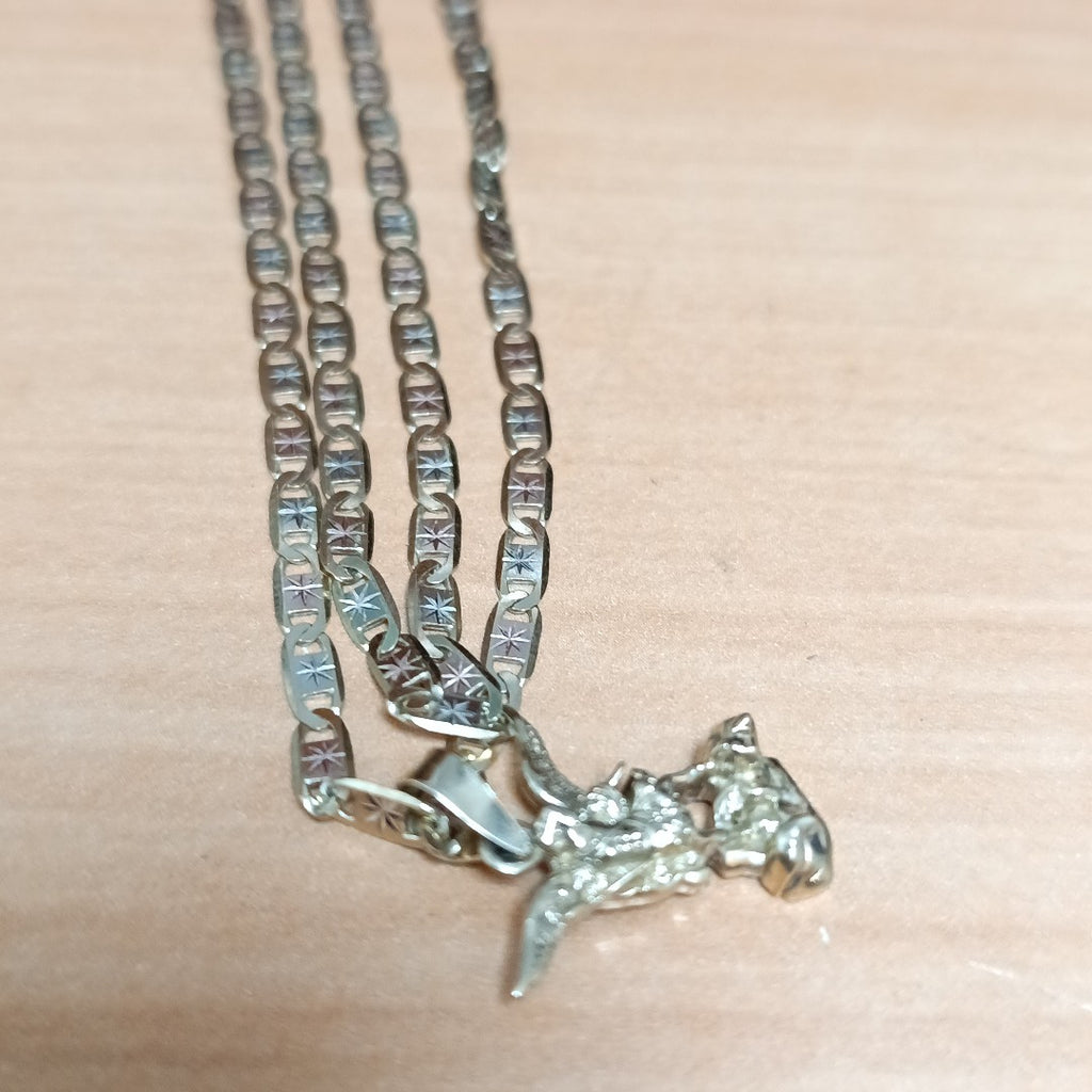 CADENA, DIJE ORO 10 K 11.8 GRMS (SEMINUEVO)