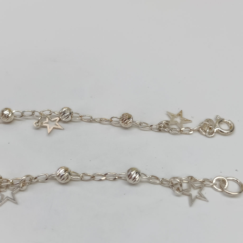 PULSERA TEJIDO ESPECIAL PLATA .925 18 CM 2.7 GR (NUEVO)