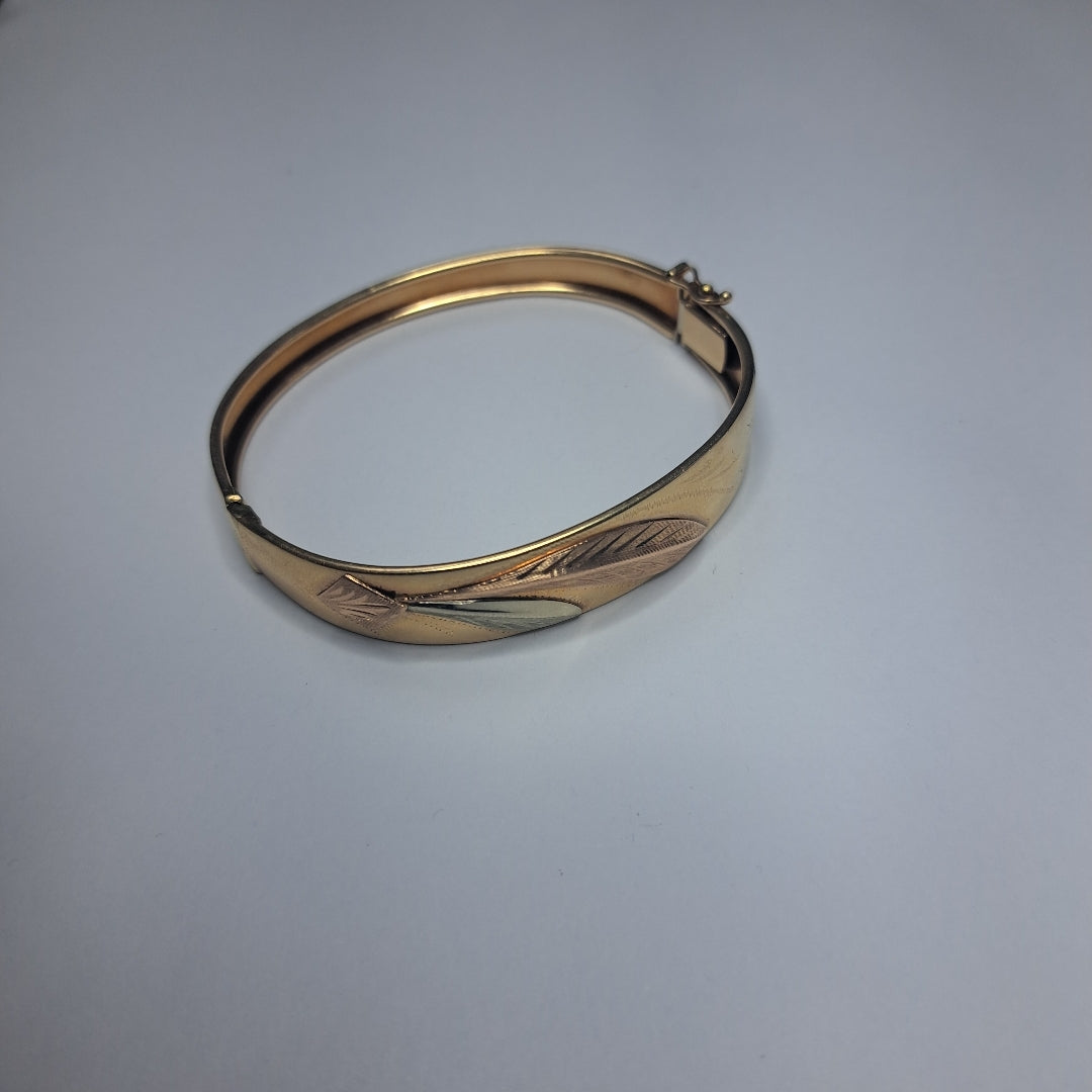 PULSERA RIGIDA ORO 14 K 15,90 GRMS (SEMINUEVO)