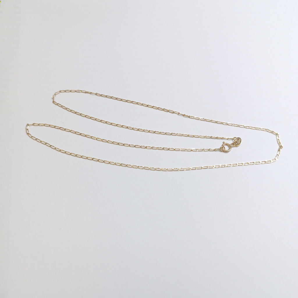 CADENAS TEJIDO ESLABONES ORO 10K 55 CM 1.9 GR (NUEVO)