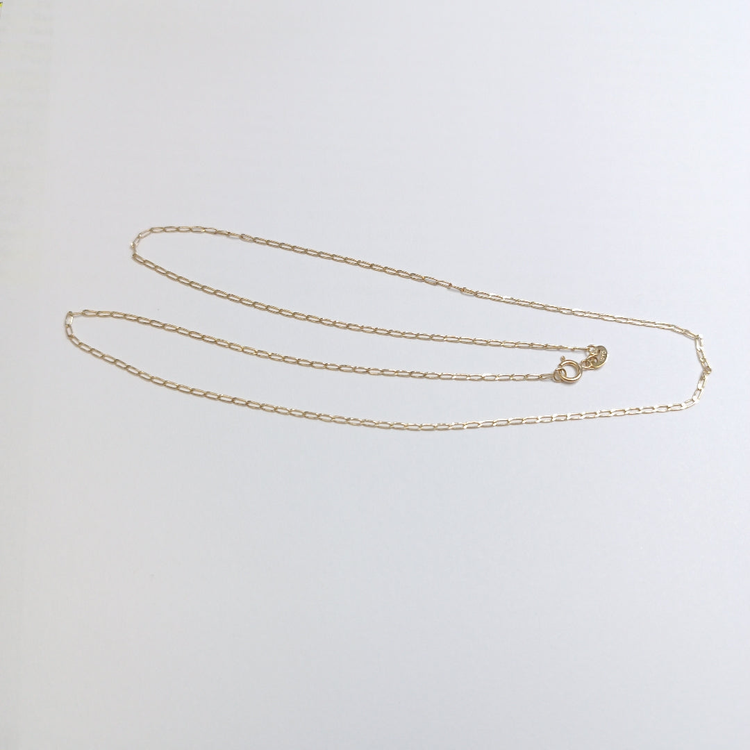 CADENAS TEJIDO ESLABONES ORO 10K 55 CM 1.9 GR (NUEVO)
