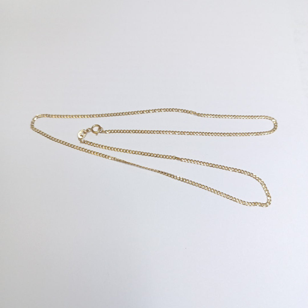 CADENAS TEJIDO BARBADA ORO 10K 50 CM 3.5 GR (NUEVO)