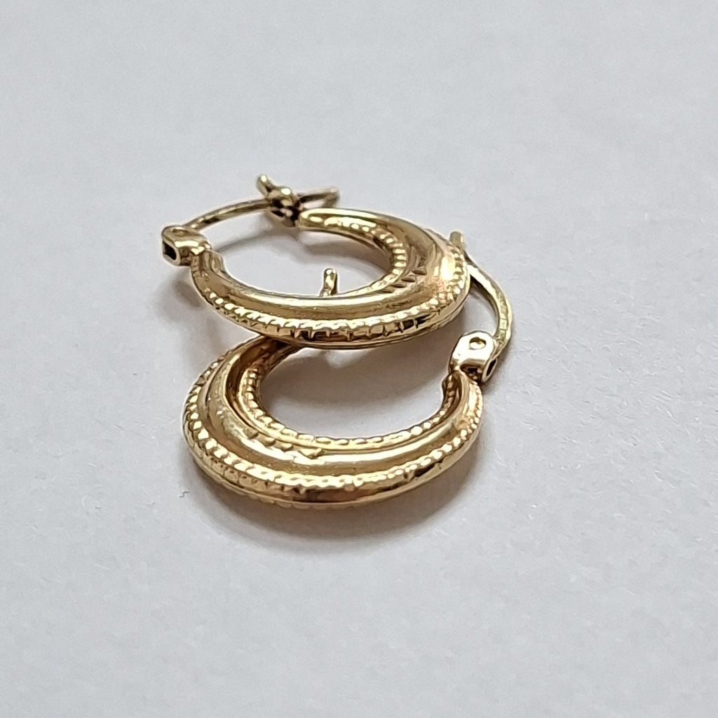 ARETES PAR ORO 10 K 1.2 GRMS (SEMINUEVO)