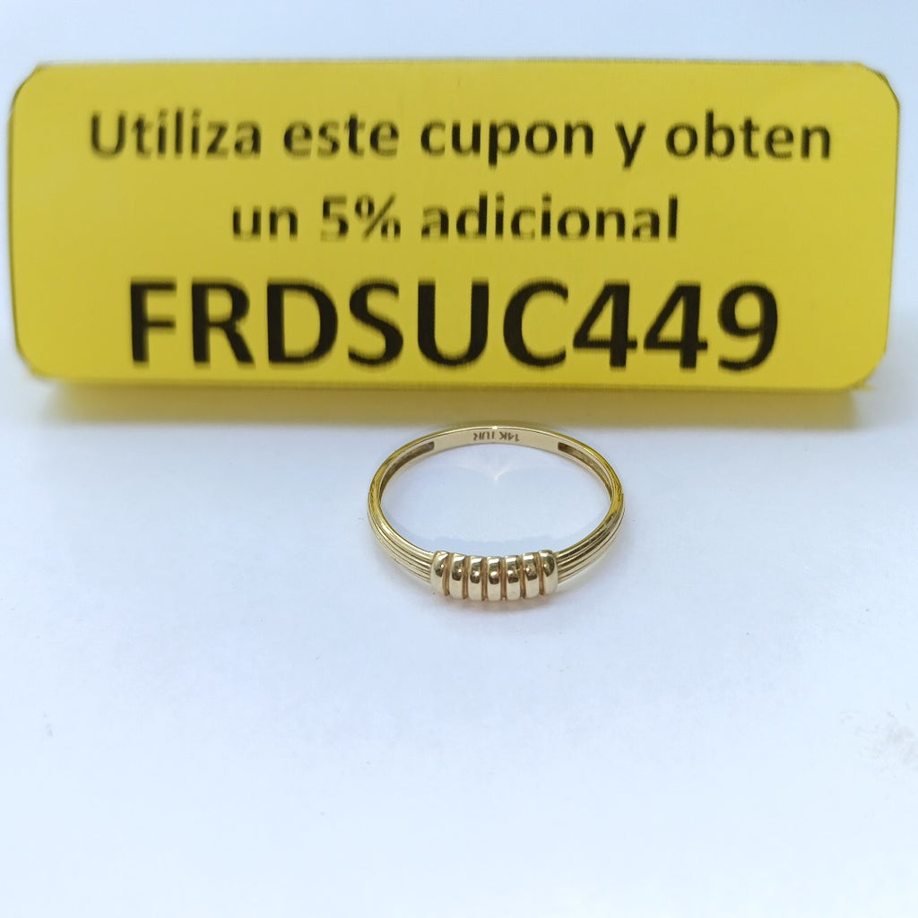 ANILLITO ORO 14 K 1.3 GRMS (SEMINUEVO)