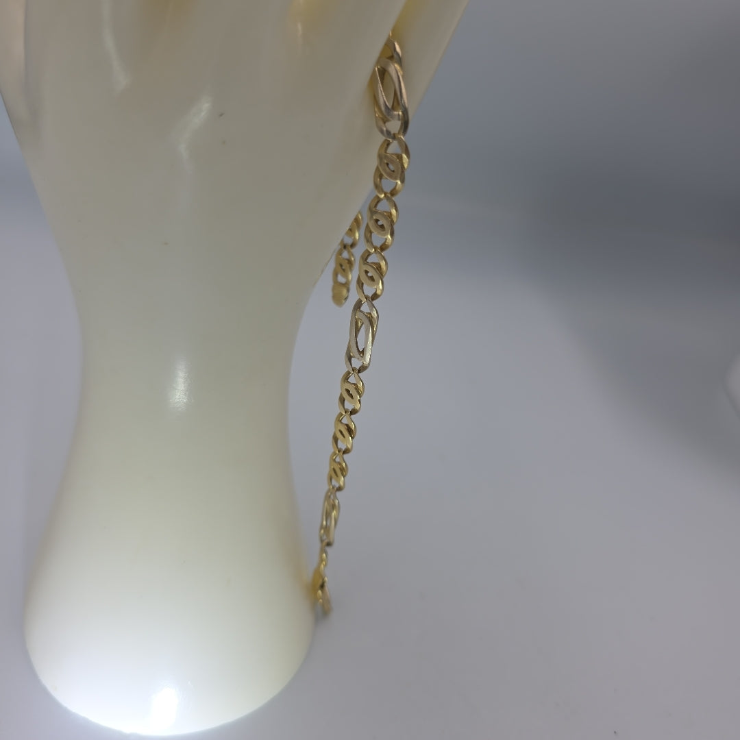 PULSERA ORO,ORO COMBINADO 14 K 13,20 GRMS (SEMINUEVO)