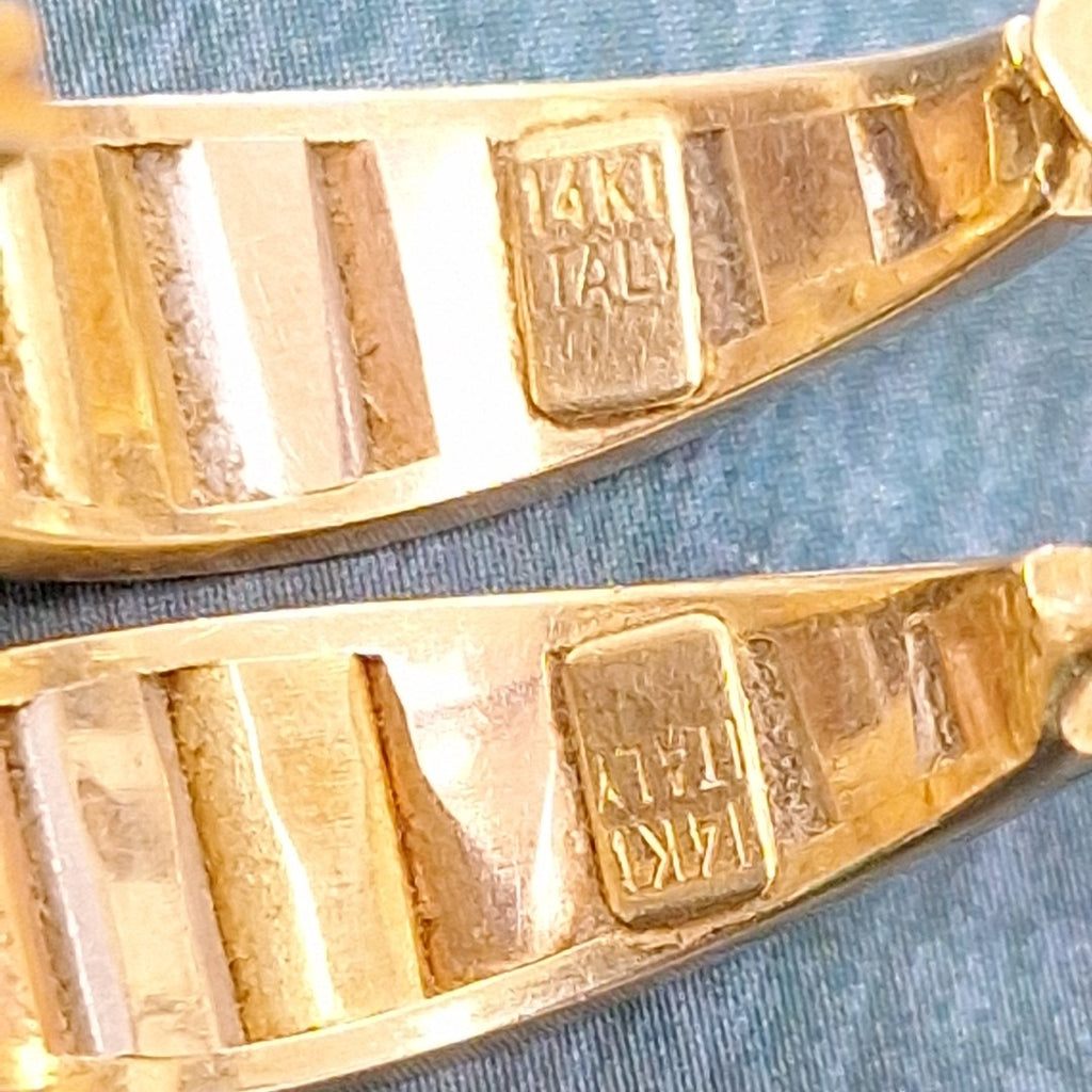 ARETES PAR ORO 14 K 4.2 GRMS (SEMINUEVO)