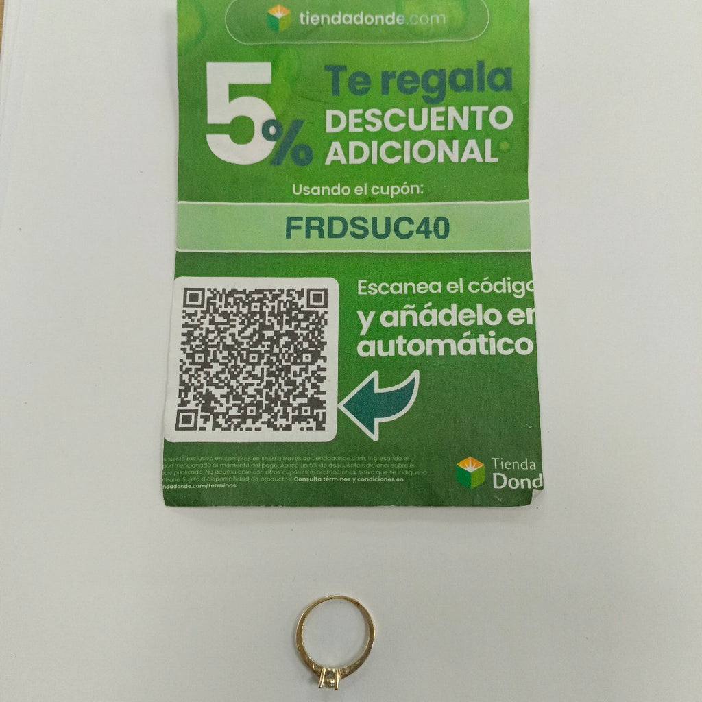 ANILLITO ORO 14 K 1.9 GRMS (SEMINUEVO)