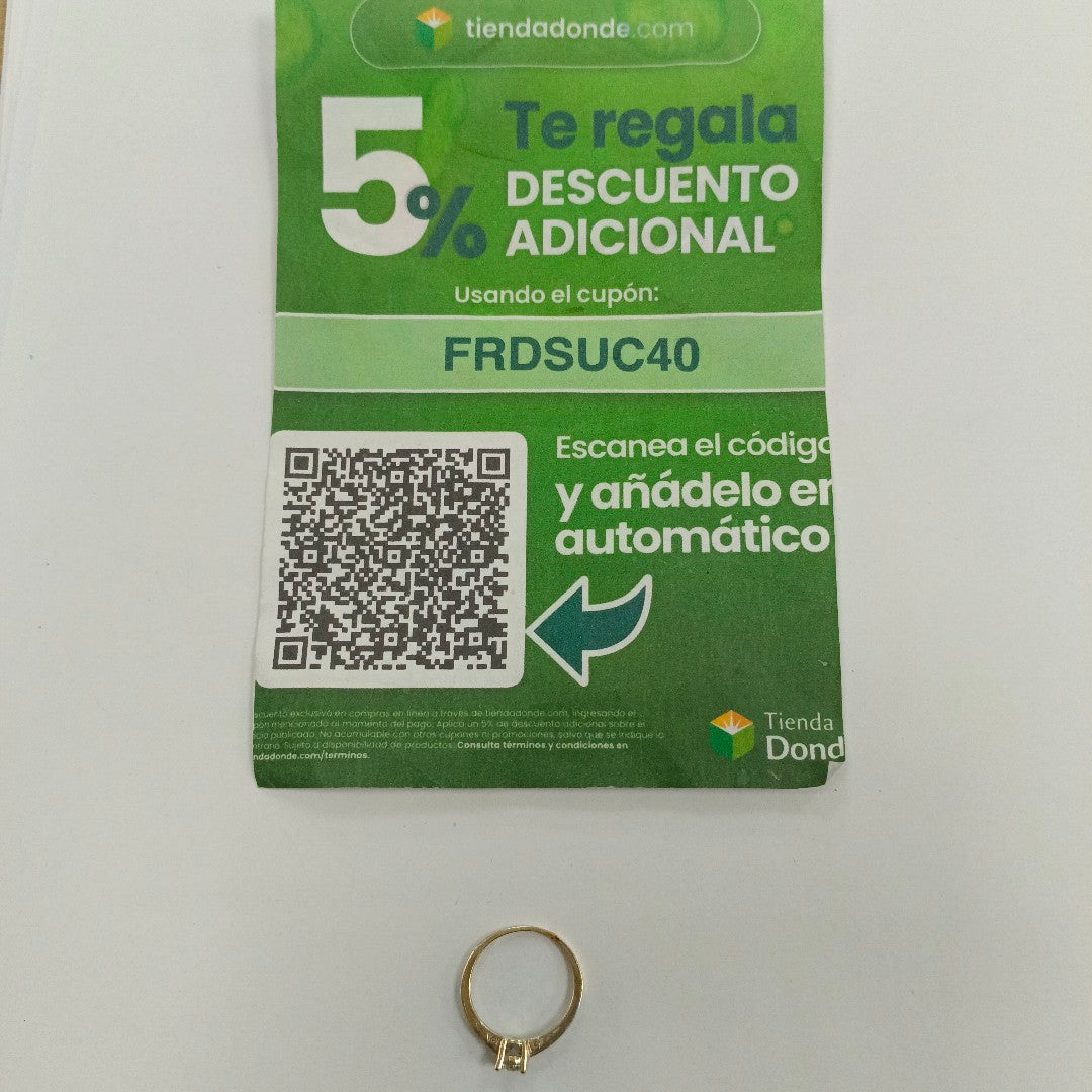 ANILLITO ORO 14 K 1.9 GRMS (SEMINUEVO)