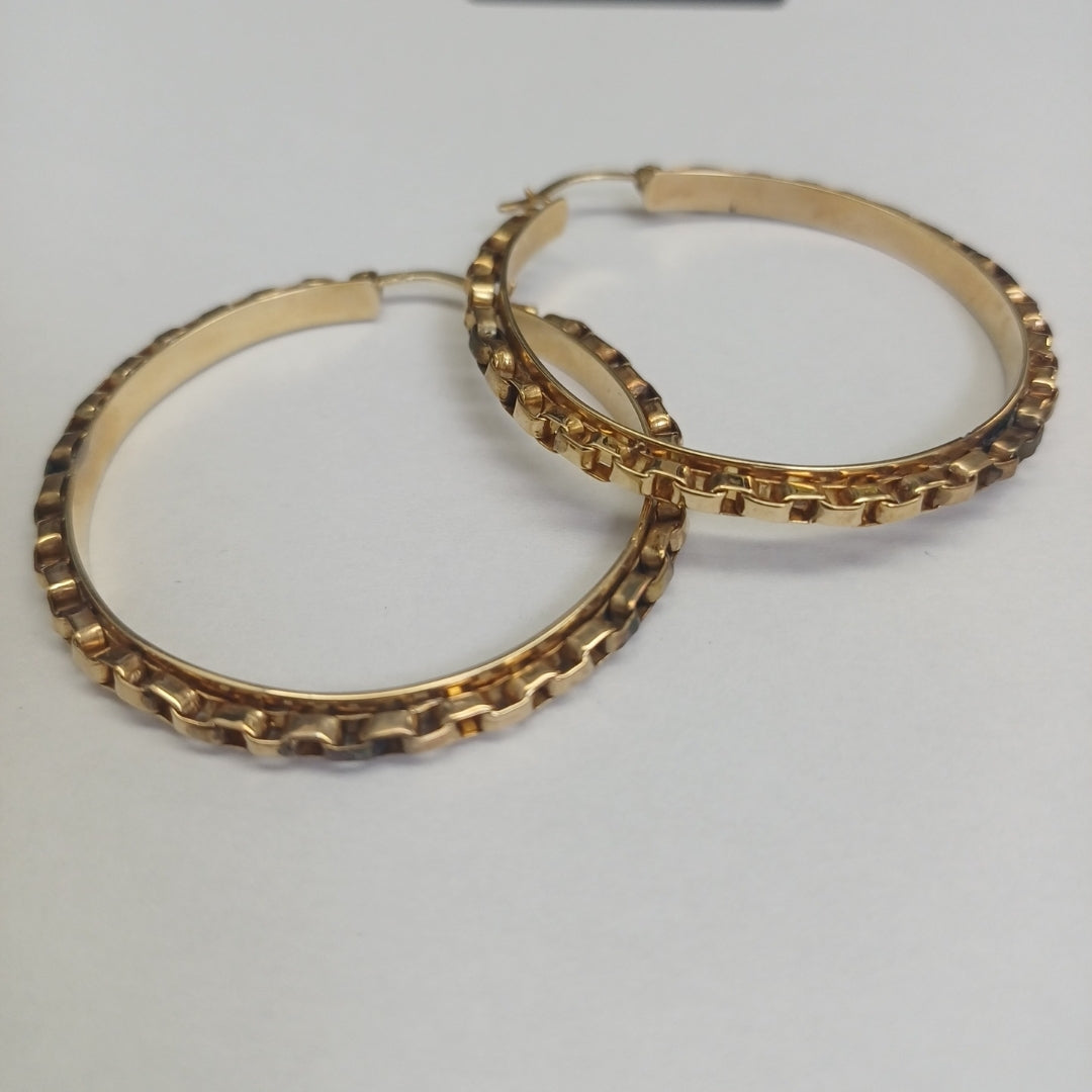 ARRACADAS PAR ORO 14 K 15.2 GRMS (SEMINUEVO)