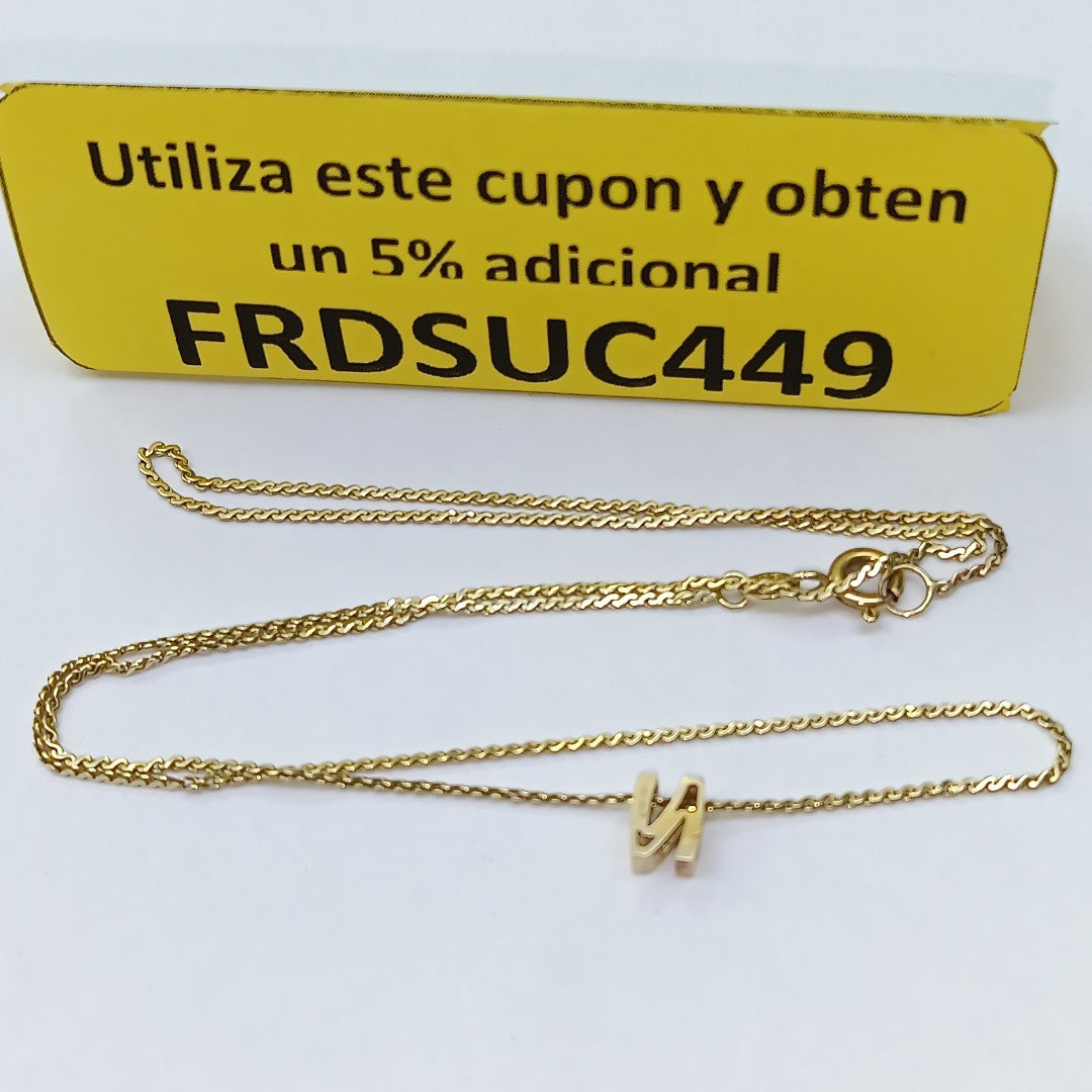 GARGANTILLA ORO 14 K 2.5 GRMS (SEMINUEVO)