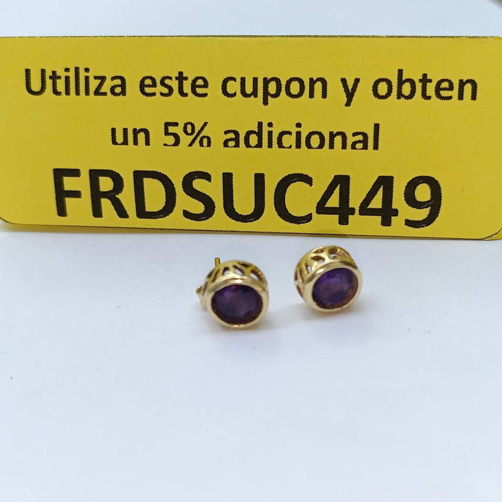 BROQUELES PAR ORO 14 K 1.8 GRMS (SEMINUEVO)