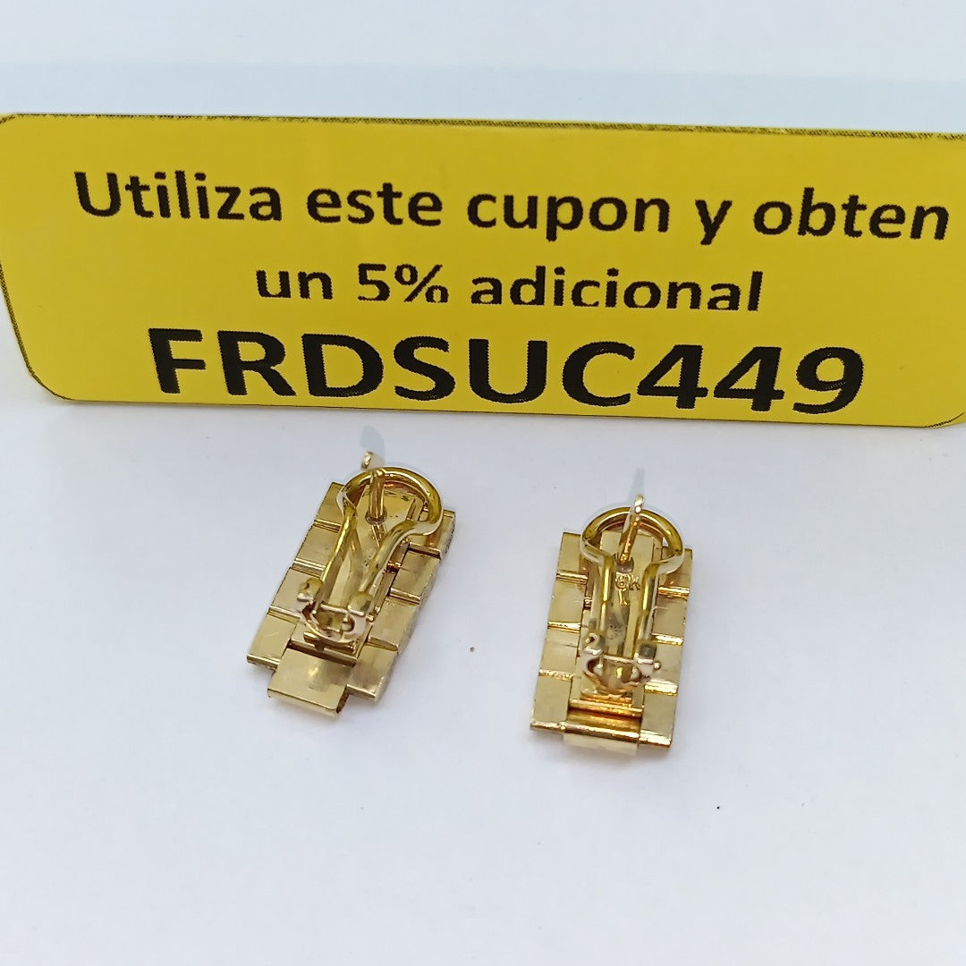 ARETES PAR ORO 14 K 10,30 GRMS (SEMINUEVO)