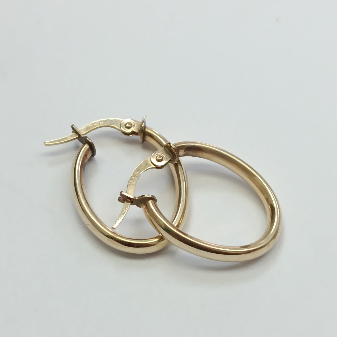 ARRACADAS PAR ORO 14 K 1.5 GRMS (SEMINUEVO)
