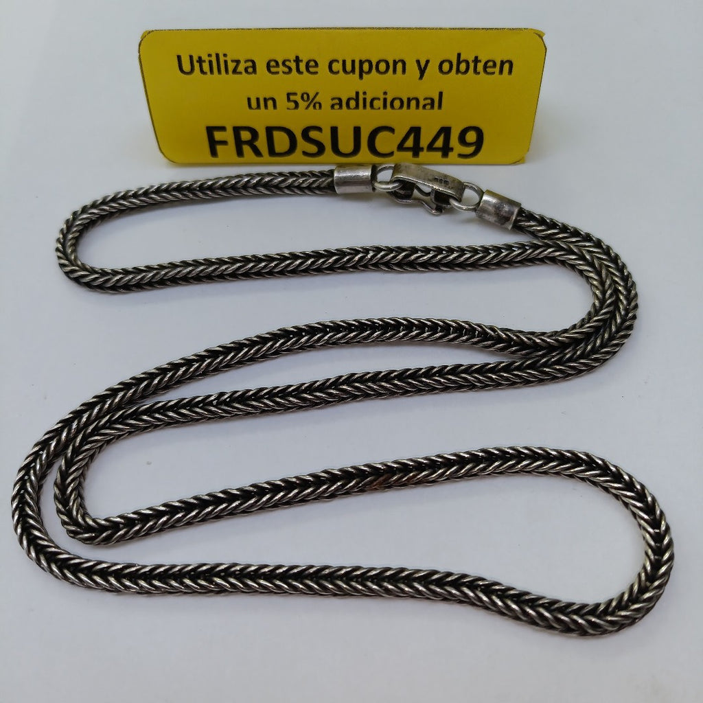 CADENA PLATA 45,90 GRMS (SEMINUEVO)