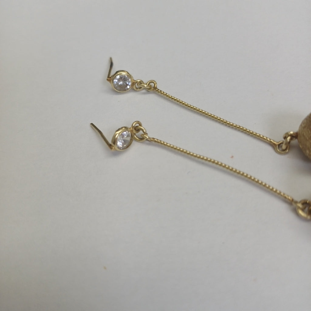 BROQUELES PAR ORO 14 K 4,20 GRMS (SEMINUEVO)