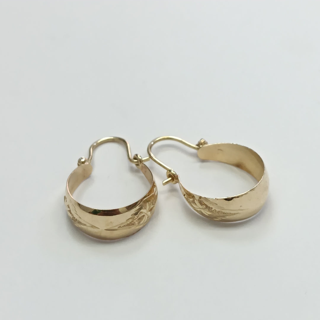 ARRACADAS PAR ORO 14 K 2,20 GRMS (SEMINUEVO)