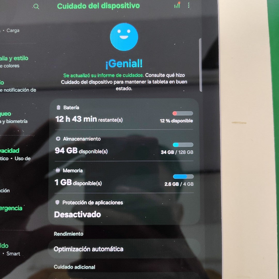 TABLETA SAMSUNG GALAXY TAB S6 LITE SM-P620 (2024) 128 GB 4 GB RAM