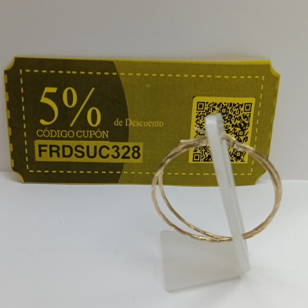 ARRACADAS PAR ORO 10 K 2.6 GRMS (SEMINUEVO)
