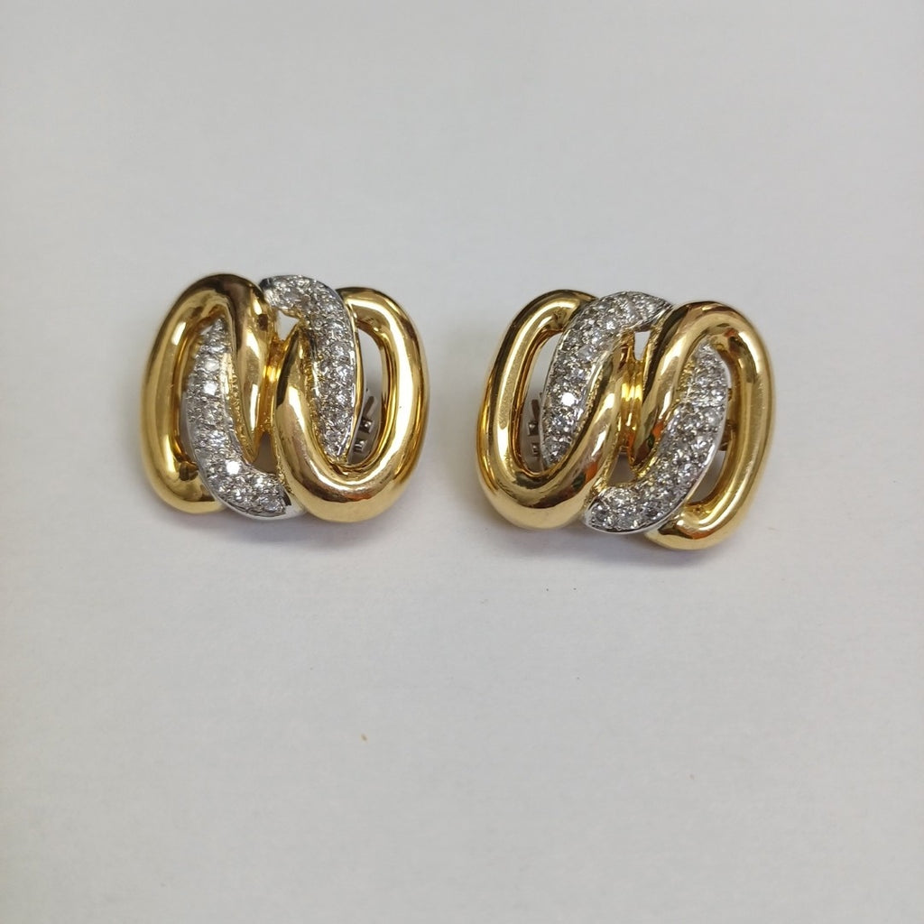 ARETES PAR ORO 18 K 25.2 GRMS (SEMINUEVO)