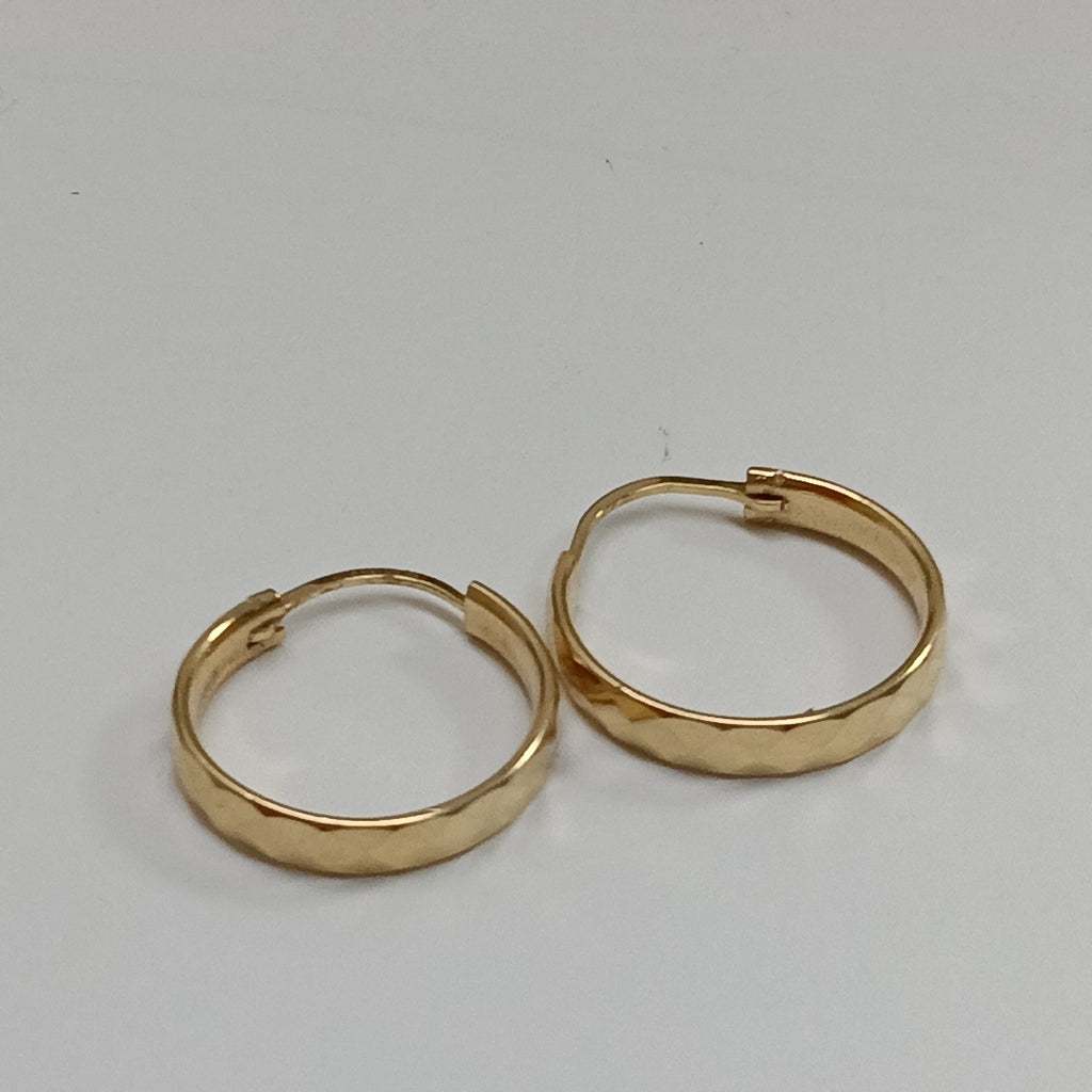 ARRACADAS PAR ORO 14 K 1.7 GRMS (SEMINUEVO)