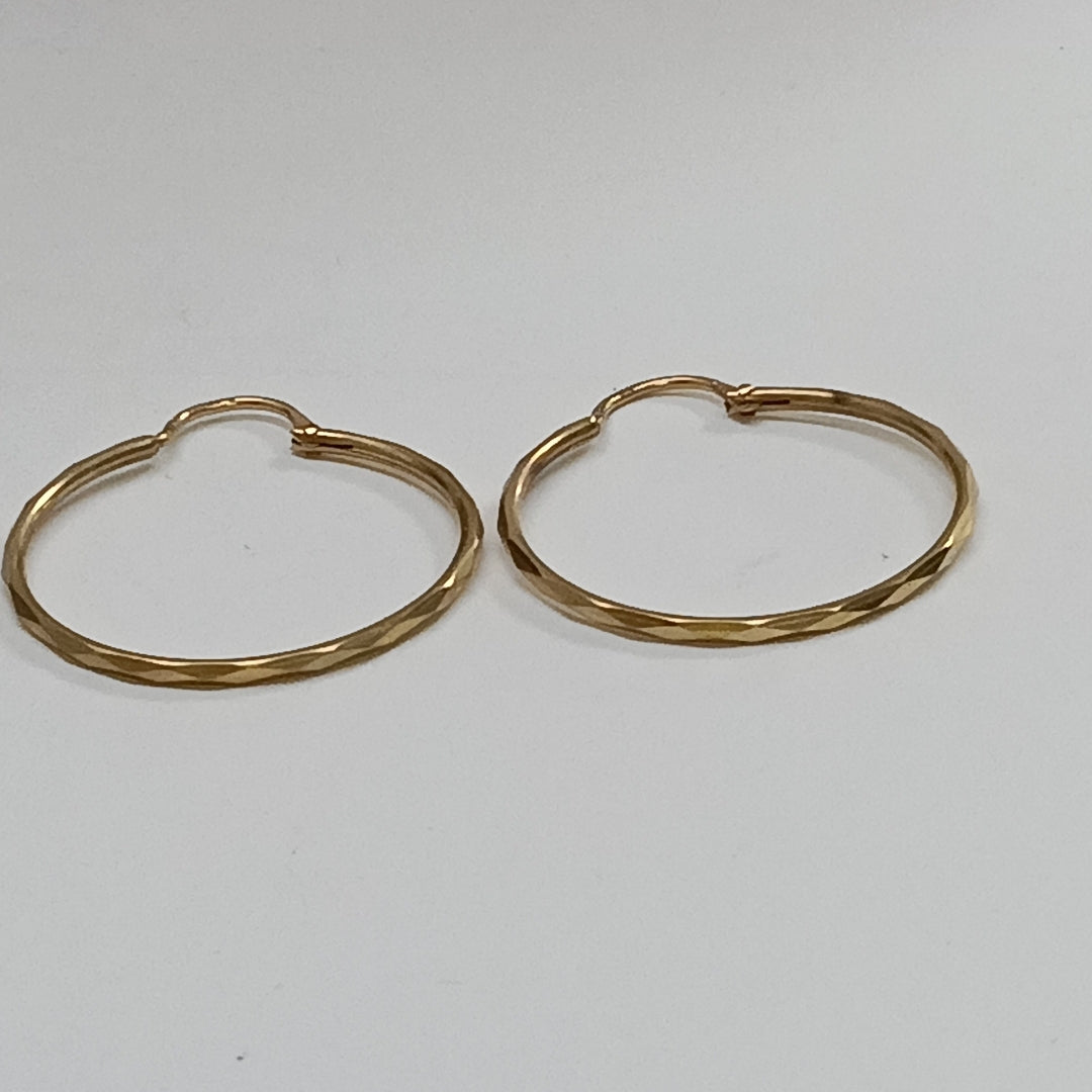ARRACADAS PAR ORO 10 K 1.6 GRMS (SEMINUEVO)