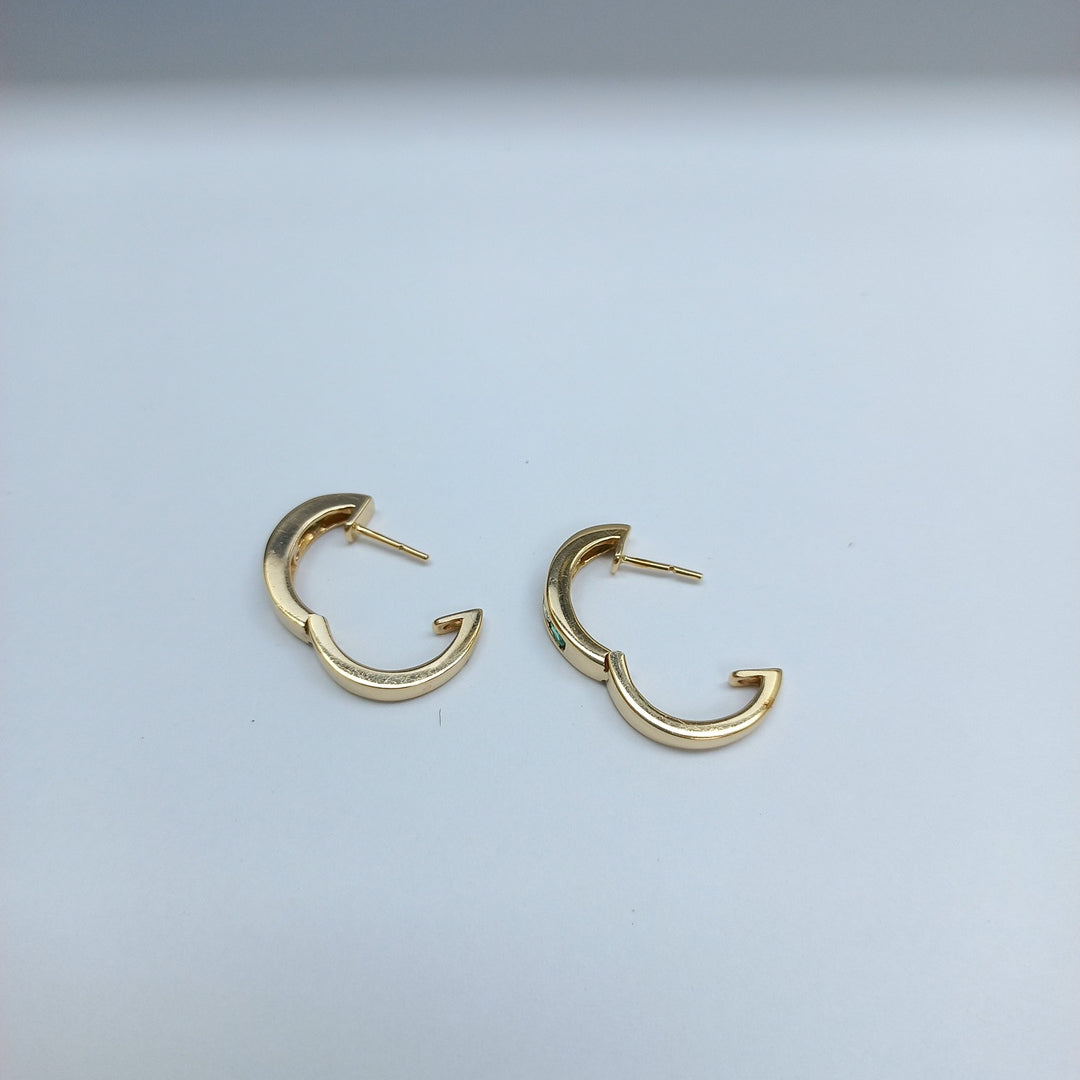 ARRACADAS PAR ORO 14 K 5,20 GRMS (SEMINUEVO)