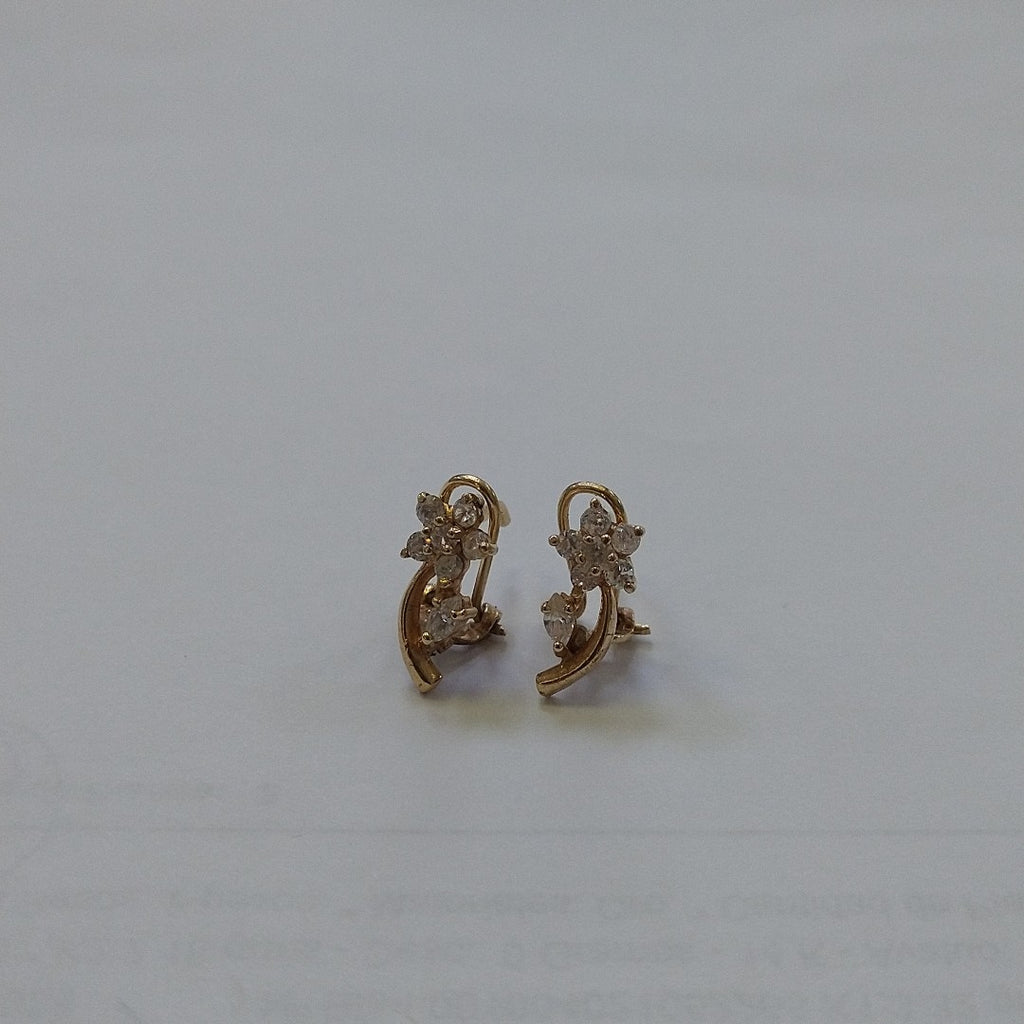 ARETES PAR ORO 8 K 2 GRMS (SEMINUEVO)