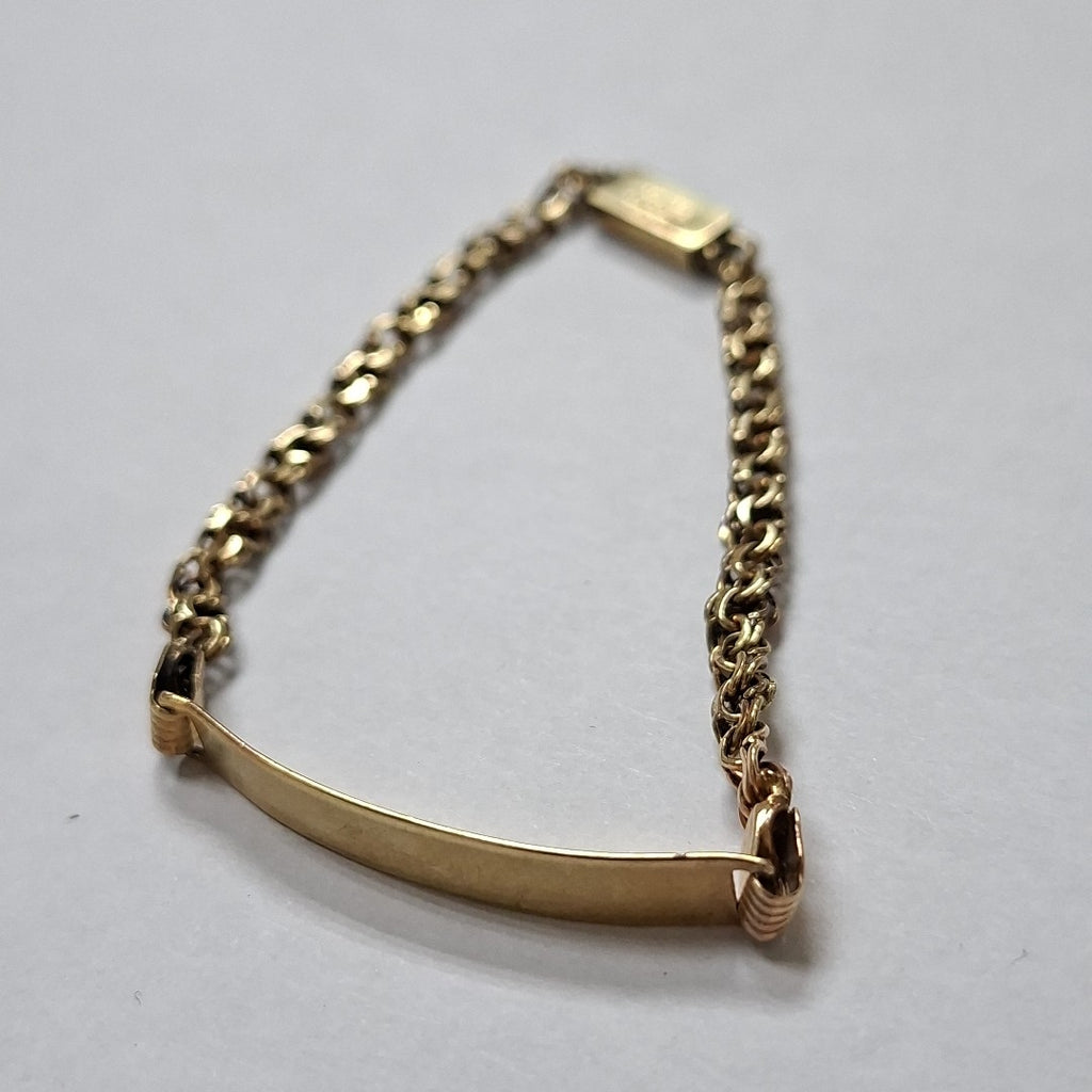 ESCLAVA ORO,ORO COMBINADO 10 K 4,60 GRMS (SEMINUEVO)
