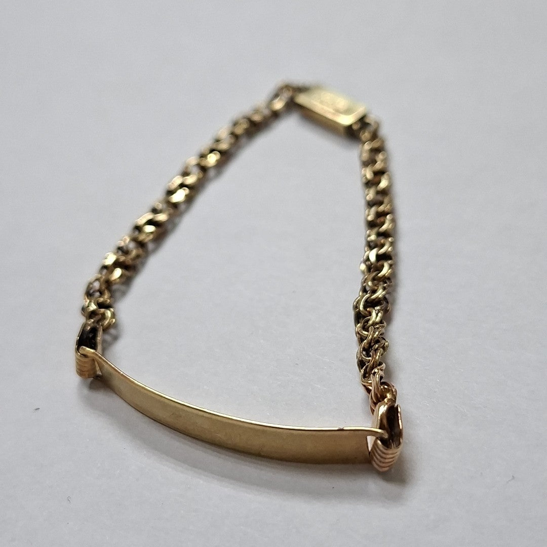 ESCLAVA ORO,ORO COMBINADO 10 K 4,60 GRMS (SEMINUEVO)