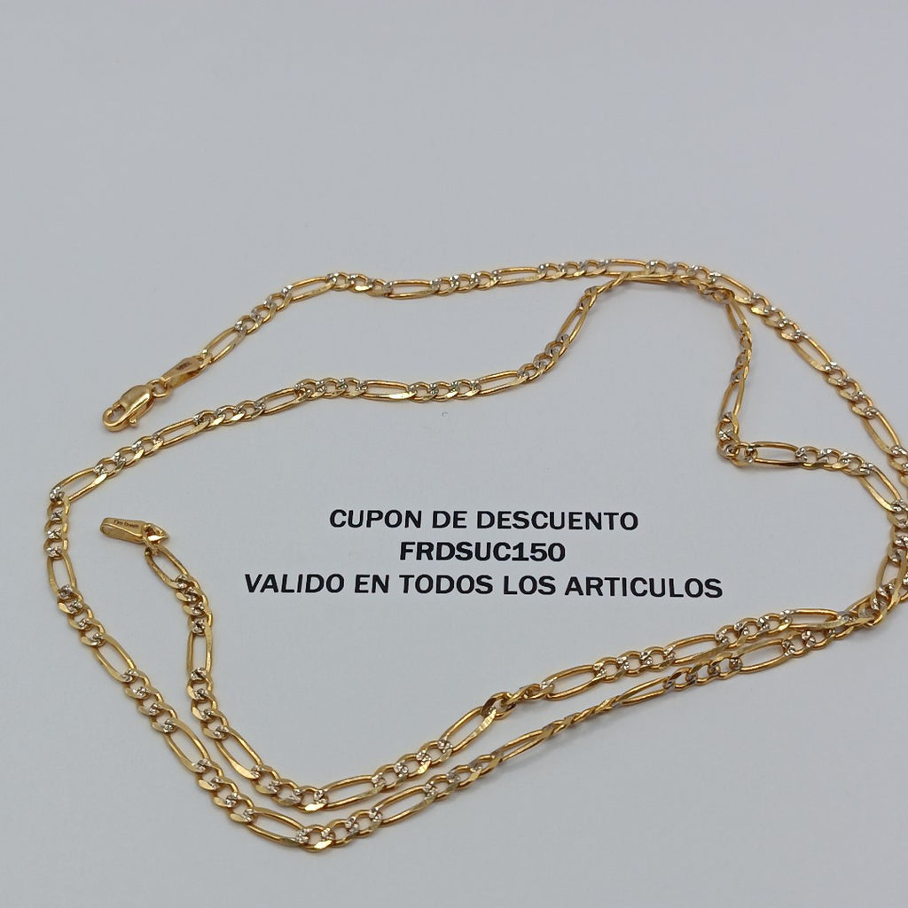 CADENA TEJIDO 3X1 9.1G 60 CM (NUEVO)