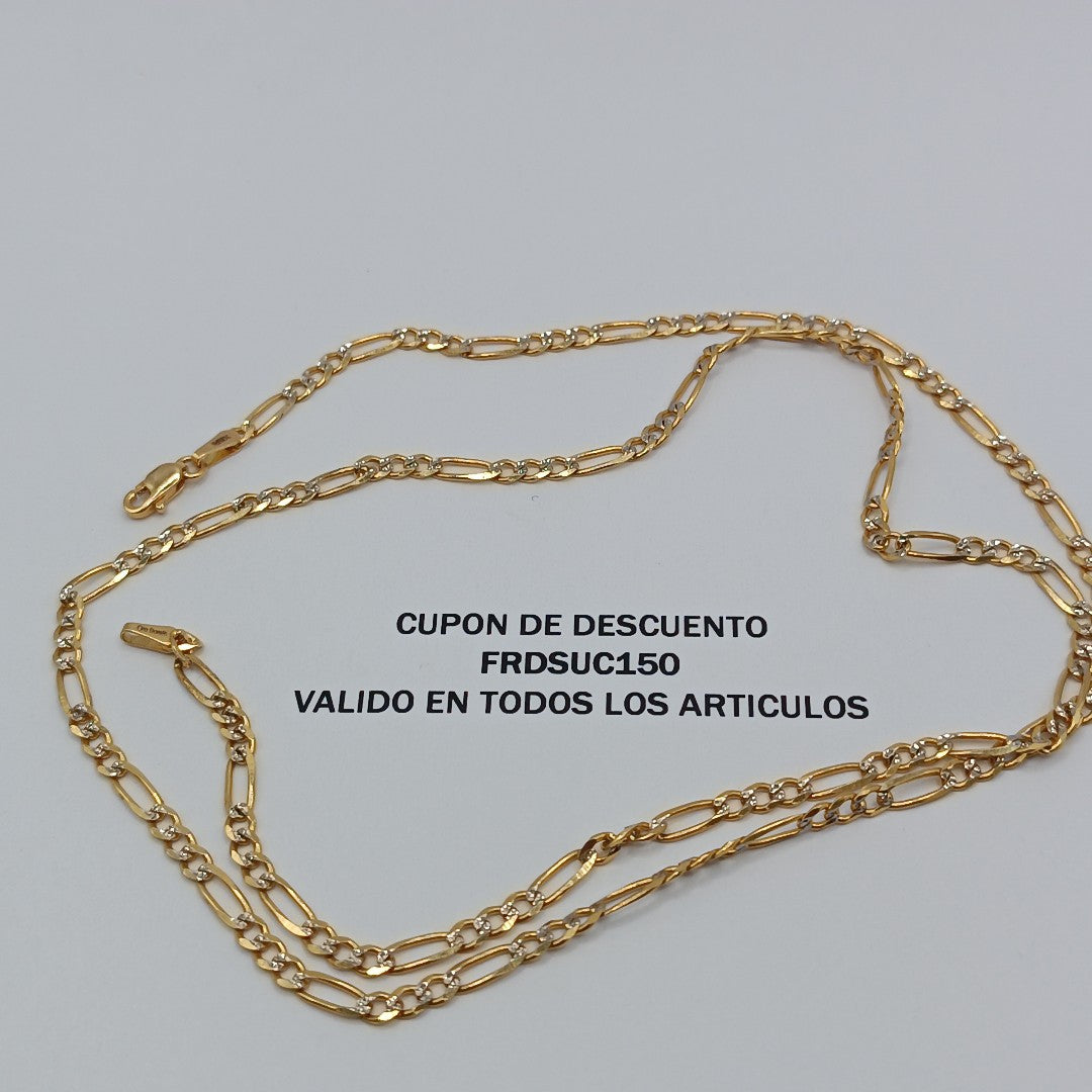 CADENA TEJIDO 3X1 9.1G 60 CM (NUEVO)