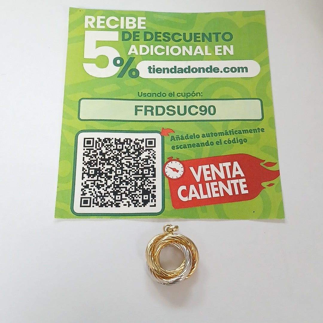 DIJE ORO,ORO BLANCO 14 K 2,50 GRMS (SEMINUEVO)