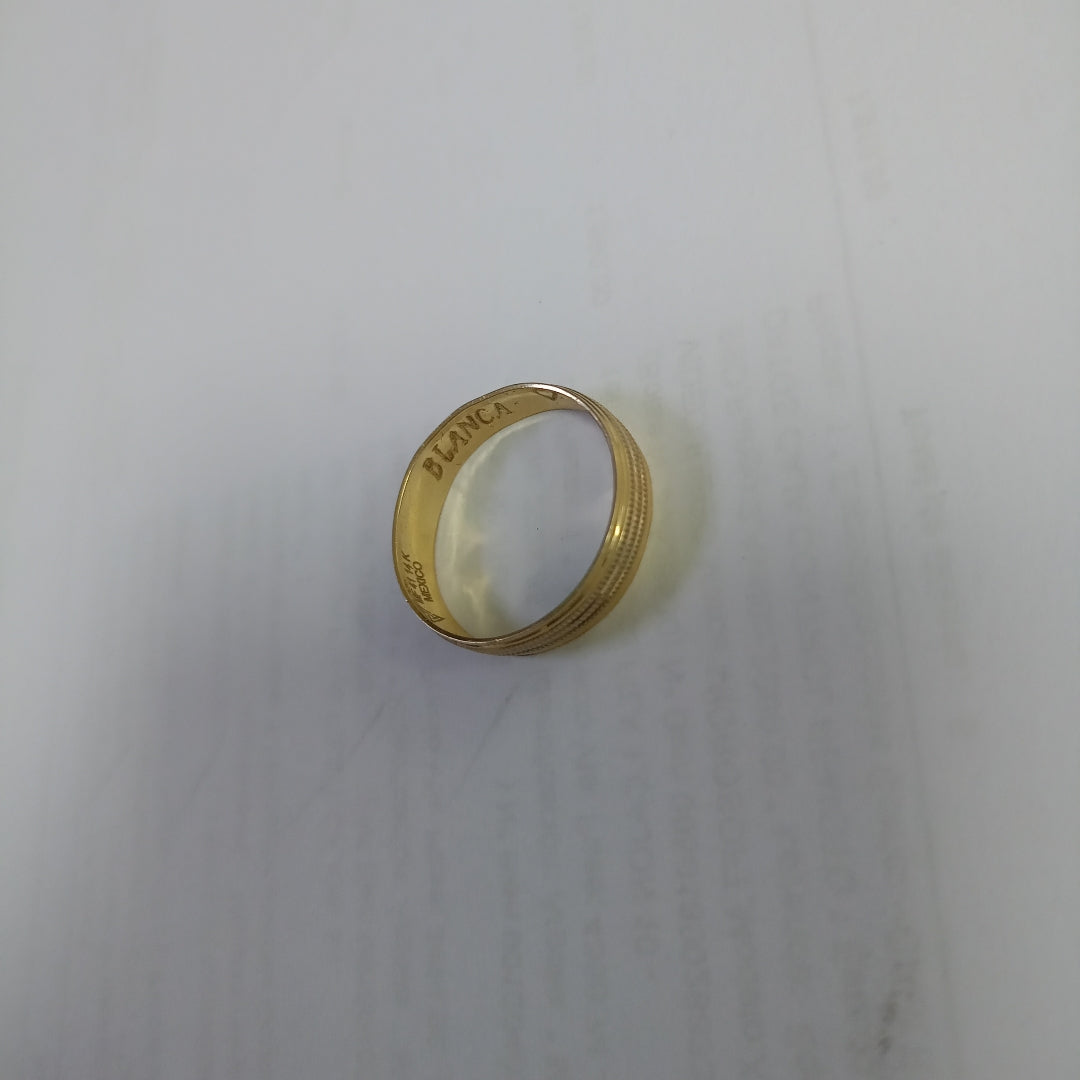 ARGOLLA ORO 14 K 1.2 GRMS (SEMINUEVO)