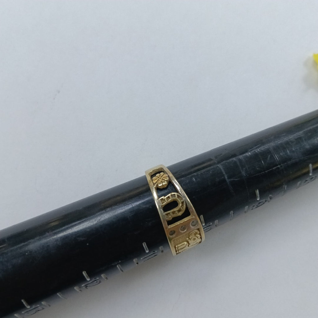 ARGOLLA DE LA SUERTE ORO 14 K 5,20 GRMS (SEMINUEVO)
